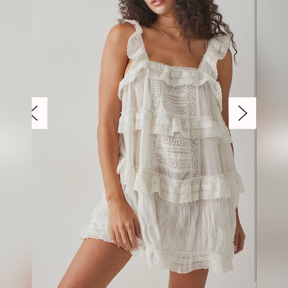 NWT Free People Tiered And True Romper size xs